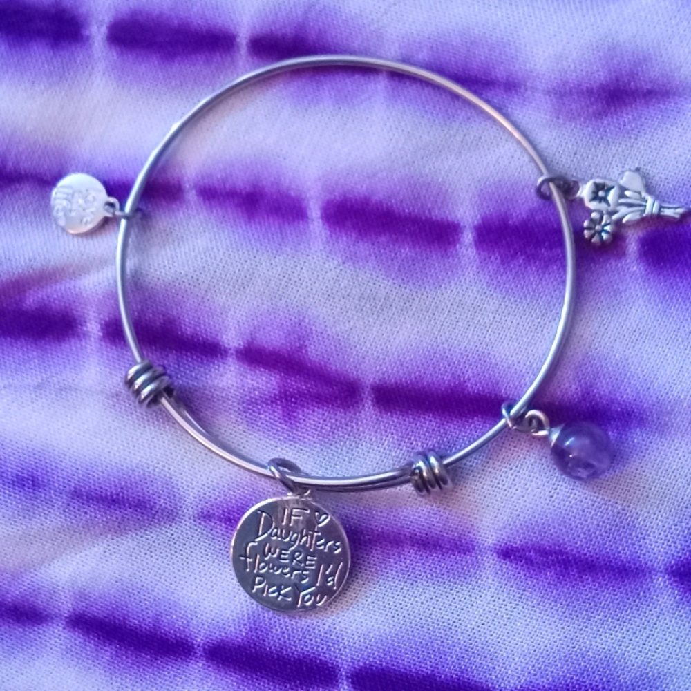 Handmade Daughter Bangle Bracelet